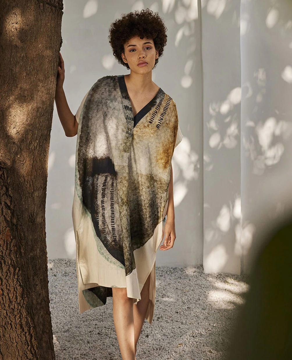 Off-White Celestial Tales Kaftan Dress 5 Off-White Celestial Tales Kaftan Dress - Image 3