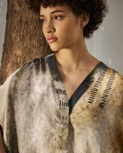 Off-White Celestial Tales Kaftan Dress 11 Off-White Celestial Tales Kaftan Dress -Ethereal Styles kw7394