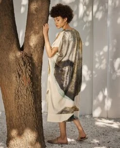 Off-White Celestial Tales Kaftan Dress 13 Off-White Celestial Tales Kaftan Dress -Ethereal Styles kw739b