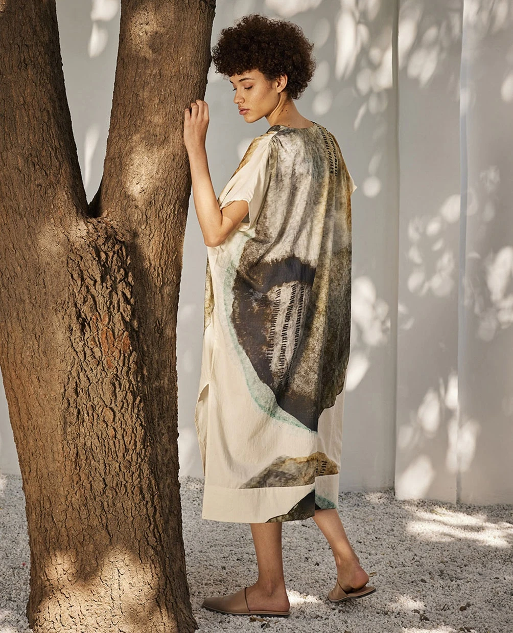 Off-White Celestial Tales Kaftan Dress 8 Off-White Celestial Tales Kaftan Dress - Image 6