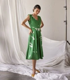 Chirping Birds Dress -Ethereal Styles kw8062