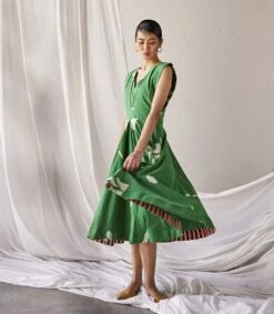 Chirping Birds Dress -Ethereal Styles kw8063