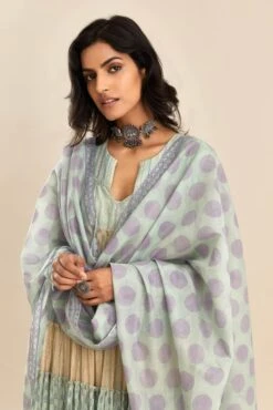 Hand Block Printed Multi-Tiered Kurta Dress Set 24 Hand Block Printed Multi-Tiered Kurta Dress Set -Ethereal Styles lt07 2 1