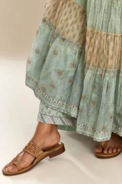 Hand Block Printed Multi-Tiered Kurta Dress Set 21 Hand Block Printed Multi-Tiered Kurta Dress Set -Ethereal Styles lt07 6