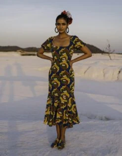 Blue Europa Dress -Ethereal Styles lu092