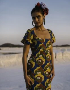 Blue Europa Dress -Ethereal Styles lu093