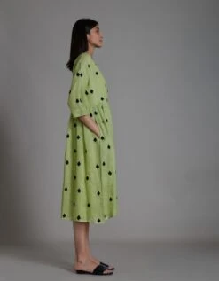 Teen Patti Dress Green -Ethereal Styles matiteenpattidressgreen303