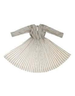 Off White And Black Thakur Dress 13 Off White And Black Thakur Dress -Ethereal Styles mildthab