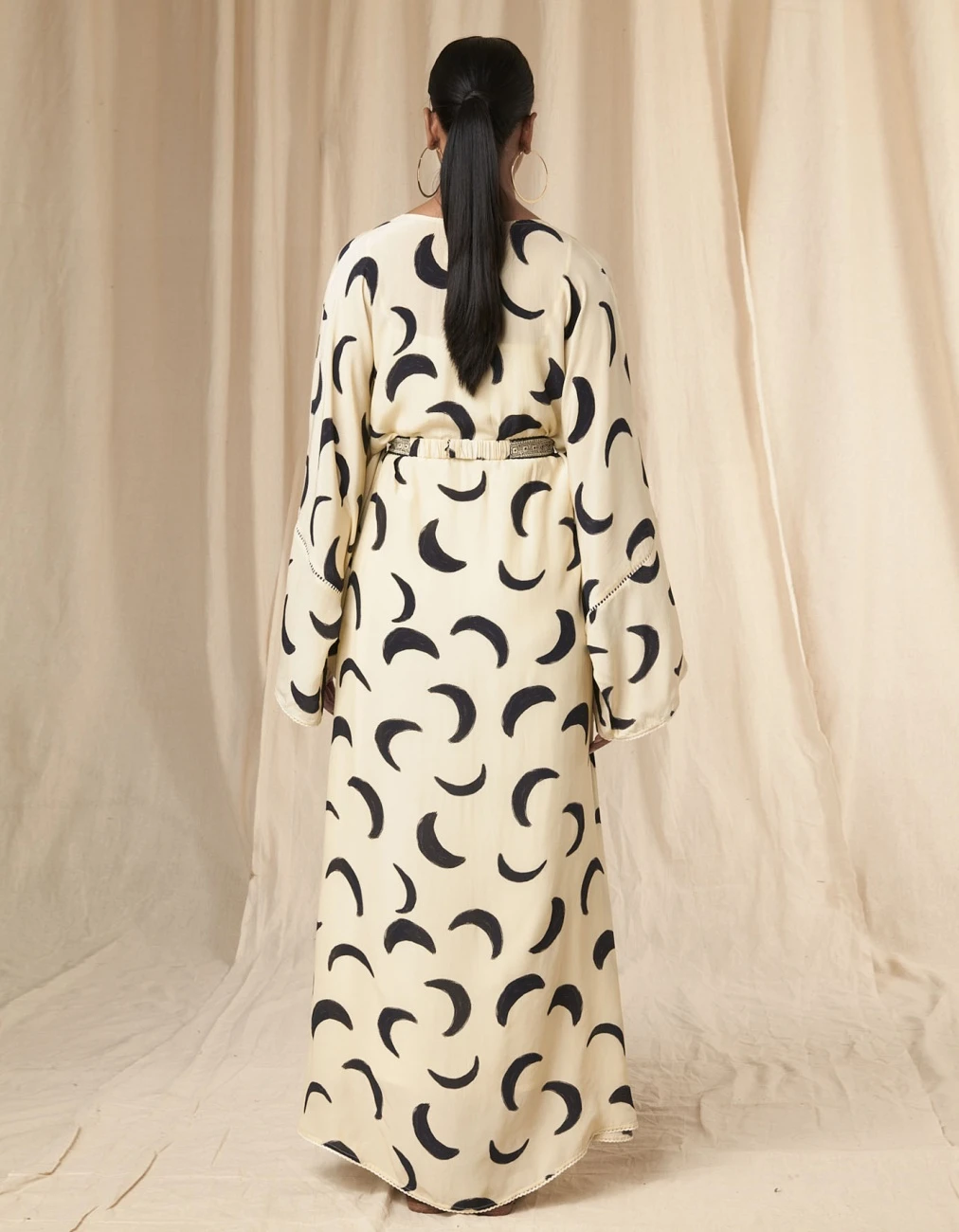 Daphne Ivory Mooncrest Cinched Kaftan Dress With Belt 7 Daphne Ivory Mooncrest Cinched Kaftan Dress With Belt - Image 5