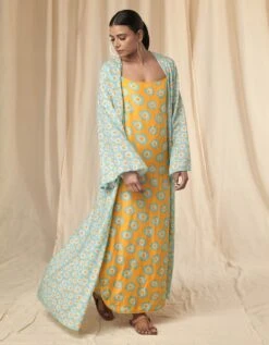 Slip Dress With Cover Up -Ethereal Styles mss233023