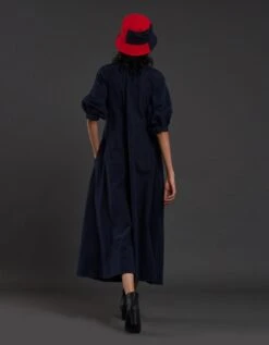 Navy Blue Raglan Dress -Ethereal Styles mtregdressawnavyblueb