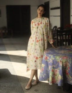 Ivory Nilofer Dress -Ethereal Styles nildressiv3