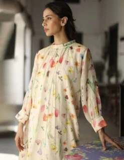 Ivory Nilofer Dress -Ethereal Styles nildressiv4