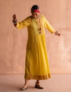Nimbu Yellow Nitya Dress