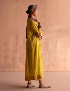 Nimbu Yellow Nitya Dress -Ethereal Styles nimbuyellownityadress3
