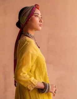 Nimbu Yellow Nitya Dress -Ethereal Styles nimbuyellownityadress5