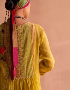 Nimbu Yellow Nitya Dress -Ethereal Styles nimbuyellownityadress6