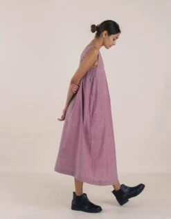 Velvet Plum Dress -Ethereal Styles nk03wd113