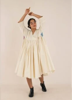 Soft Vanilla Dress -Ethereal Styles nk03wd232