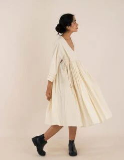 Soft Vanilla Dress -Ethereal Styles nk03wd234