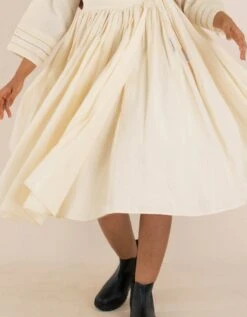 Soft Vanilla Dress -Ethereal Styles nk03wd236