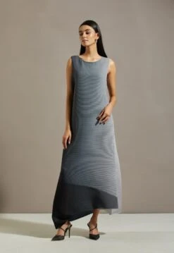 Blue Organza Cape With Dress -Ethereal Styles omiwob21cap174