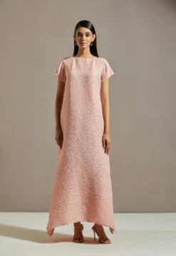 Pink Organza Cape With Dress -Ethereal Styles omiwob21cap444