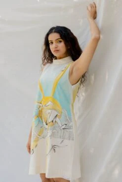 Off-White Dove And Hunter Turtle Neck Dress 8 Off-White Dove And Hunter Turtle Neck Dress -Ethereal Styles pan11 2