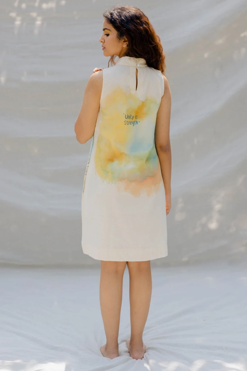 Off-White Dove And Hunter Turtle Neck Dress 7 Off-White Dove And Hunter Turtle Neck Dress - Image 5