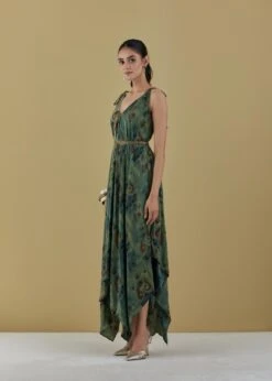 Dry Heena Green Jump Dress With Belt 8 Dry Heena Green Jump Dress With Belt -Ethereal Styles pb152 1