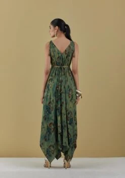 Dry Heena Green Jump Dress With Belt 11 Dry Heena Green Jump Dress With Belt -Ethereal Styles pb15b 1