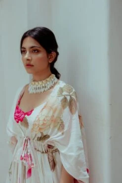 Off White Anar Print Maxi Dress 9 Off White Anar Print Maxi Dress -Ethereal Styles ph1842b