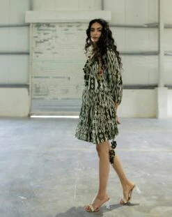 Rey Olive Dress -Ethereal Styles pkgaia0294 1