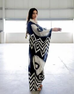 Juno Black Kaftaan Dress -Ethereal Styles pkgaia0352 1