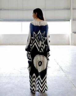 Juno Black Kaftaan Dress -Ethereal Styles pkgaia035b 1