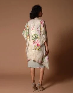 Mint Green Digital Print Dress With Kaftan -Ethereal Styles rbd1007wl12b