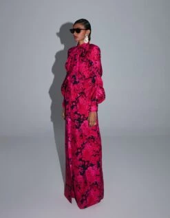 J103 Pink And Black 'Laura' Bow Dress -Ethereal Styles rkcu2338b