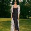 Black And White Audrey Dress With Eve Jacket 1 Black And White Audrey Dress With Eve Jacket -Ethereal Styles rkrs230221