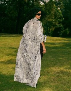 Black And White Audrey Dress With Eve Jacket -Ethereal Styles rkrs23022b