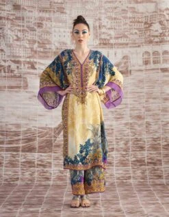 Mustard Vagator Olivia Kaftaan Dress 10 Mustard Vagator Olivia Kaftaan Dress -Ethereal Styles rr263402