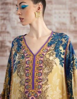 Mustard Vagator Olivia Kaftaan Dress 13 Mustard Vagator Olivia Kaftaan Dress -Ethereal Styles rr263405