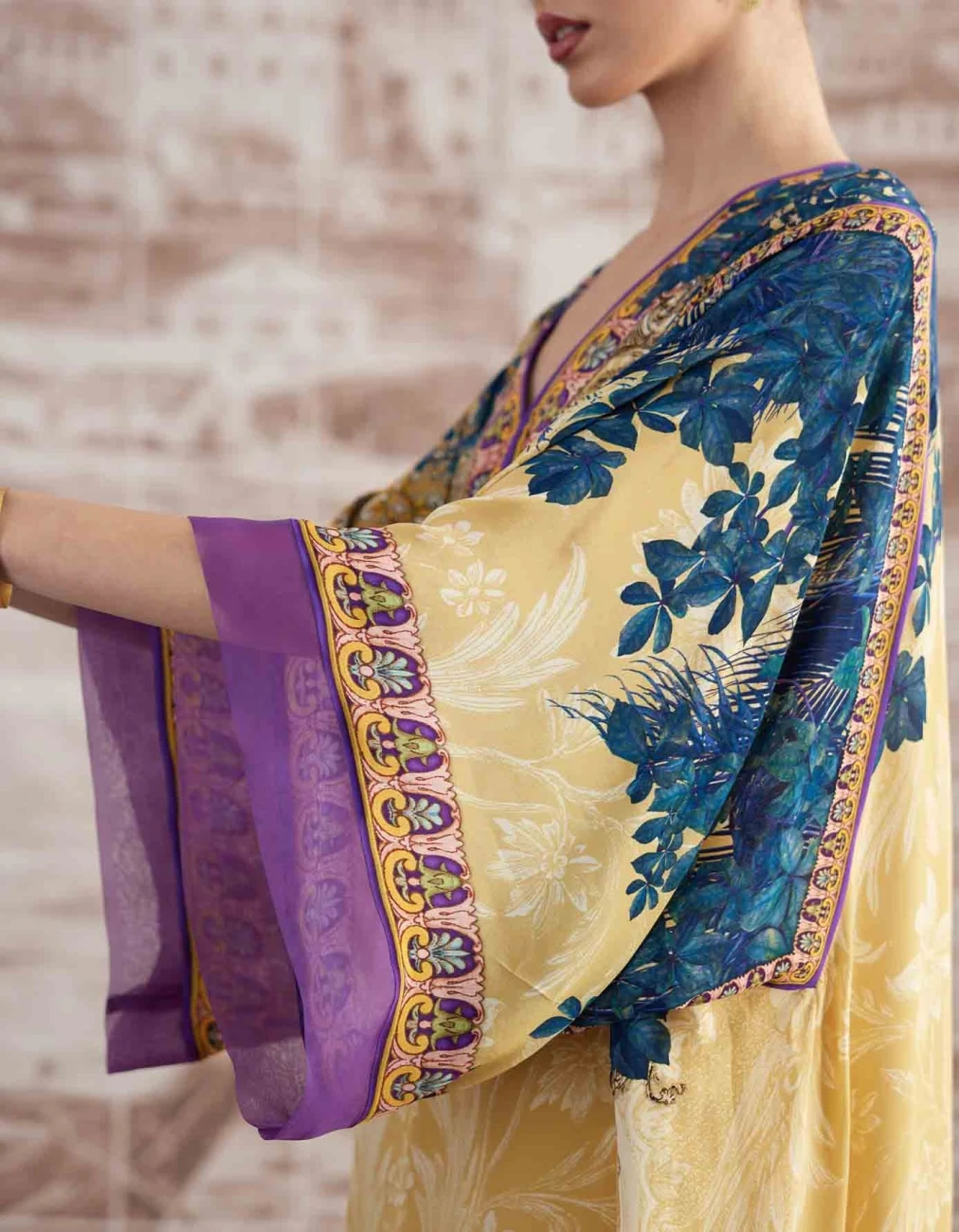 Mustard Vagator Olivia Kaftaan Dress 8 Mustard Vagator Olivia Kaftaan Dress - Image 6