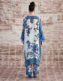 Blue And White Portugal Olivia Kaftaan Dress 15 Blue And White Portugal Olivia Kaftaan Dress -Ethereal Styles rr26450b