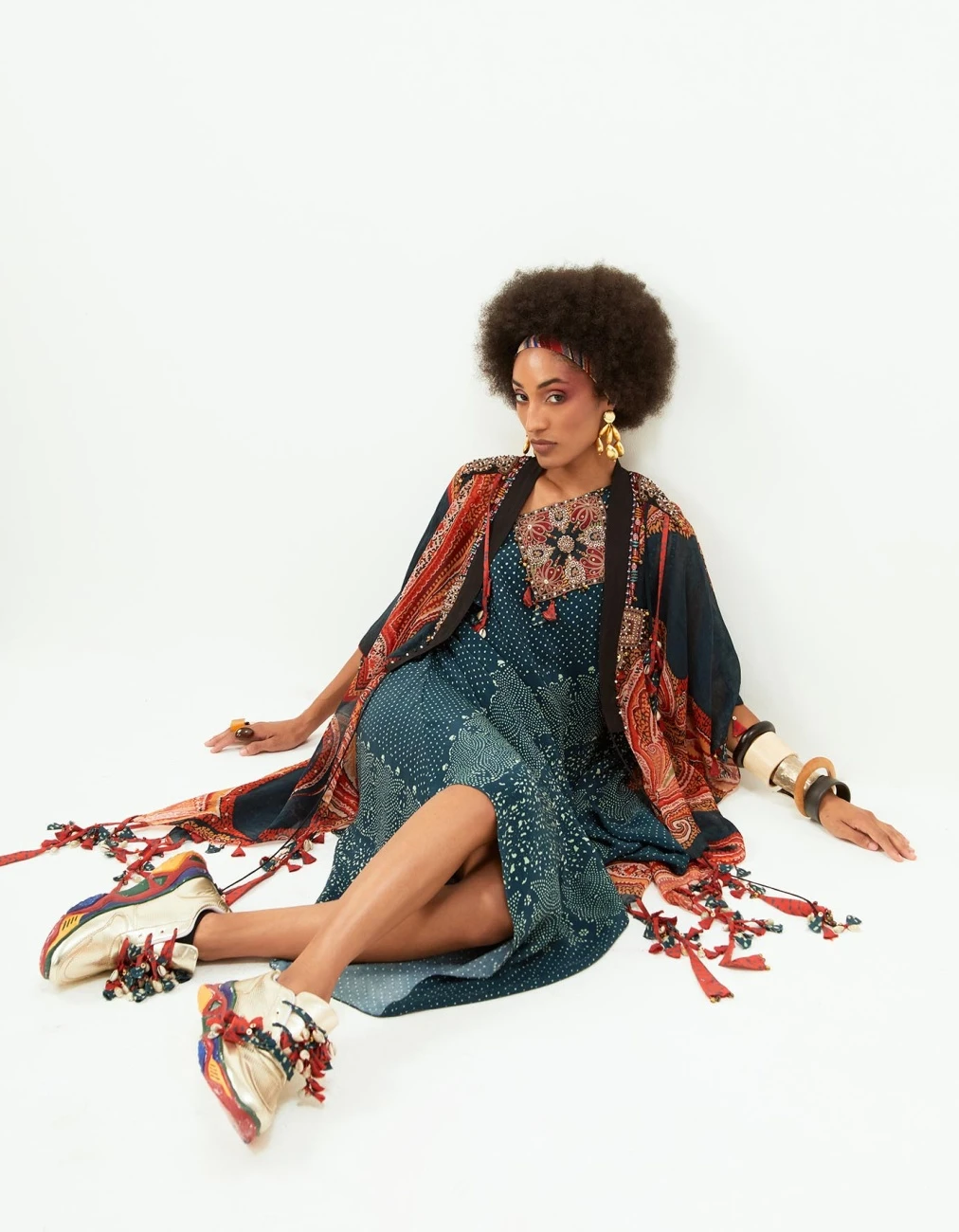 Deep Teal Rasa One Shoulder Dress And Jacket 4 Deep Teal Rasa One Shoulder Dress And Jacket - Image 2