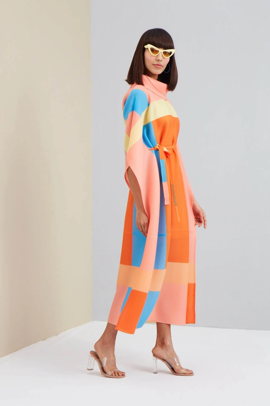 Orange Trecia Kaftan Dress 5 Orange Trecia Kaftan Dress - Image 3