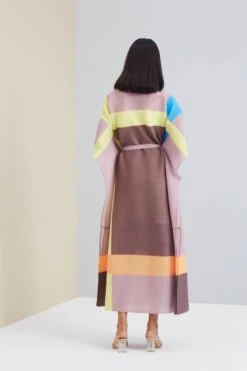 Taupe Trecia Kaftan Dress -Ethereal Styles sage499 b