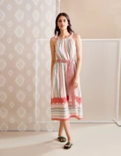 Saina Striped Dress