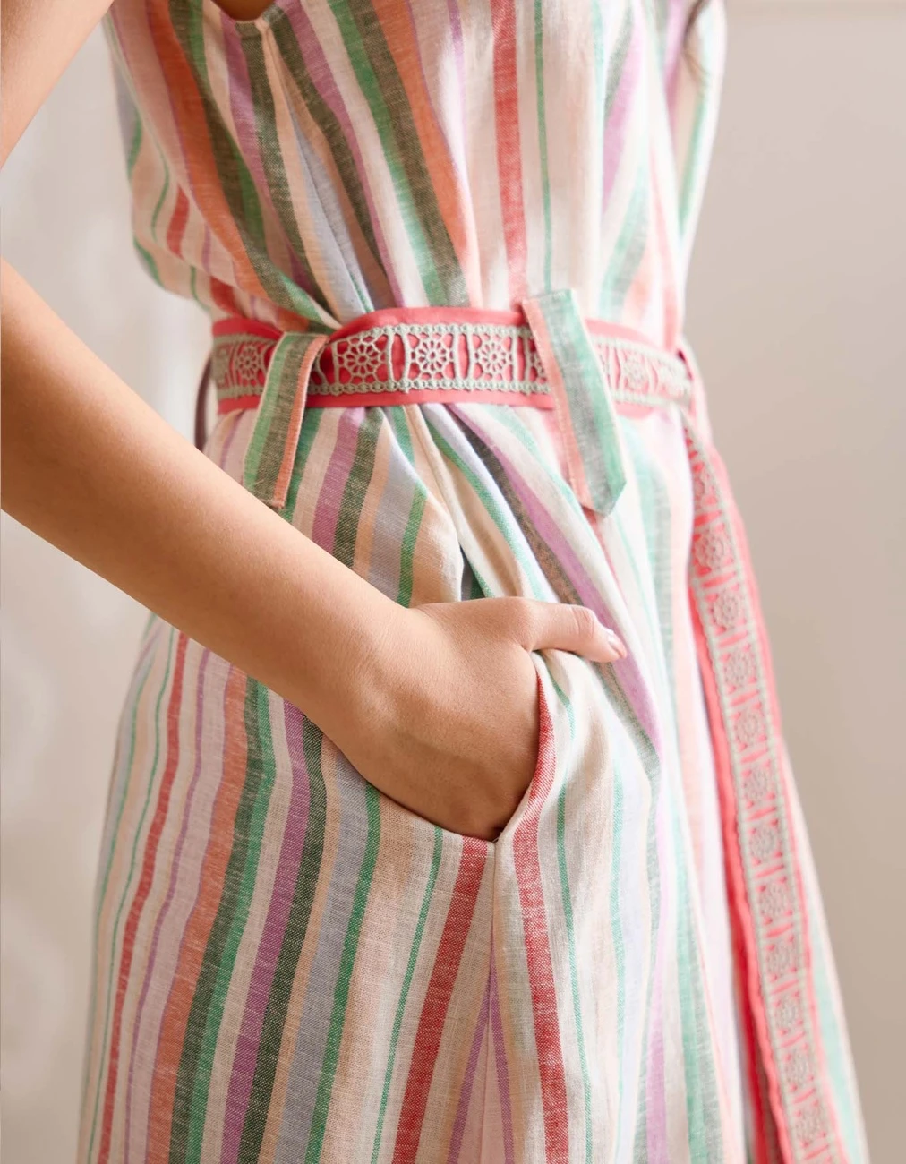 Saina Striped Dress 6 Saina Striped Dress - Image 4