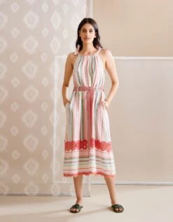 Saina Striped Dress 12 Saina Striped Dress -Ethereal Styles sais23dst5