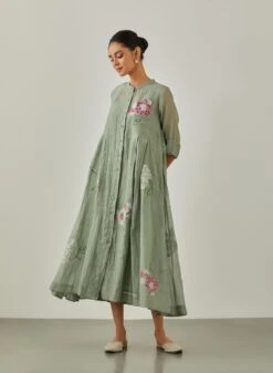 Aqua Noorie Pleated Dress -Ethereal Styles saivr001rndropaq2